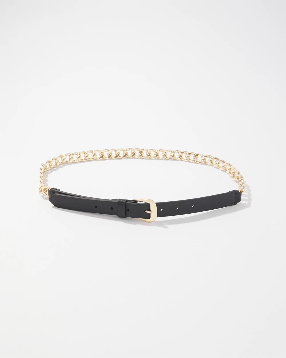 WHBM_Chain Leather Pant